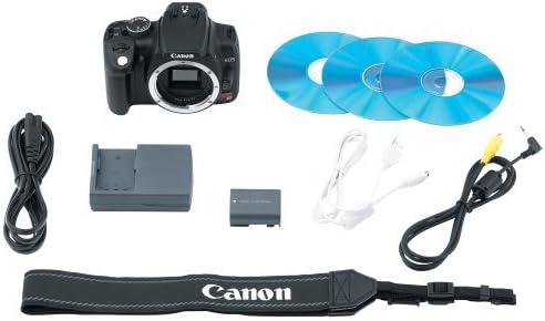 Canon Digital Rebel XT DSLR Camera with EF-S 18-55mm f3.5-5.6 Lens (Black) (OLD MODEL) (Renewed)