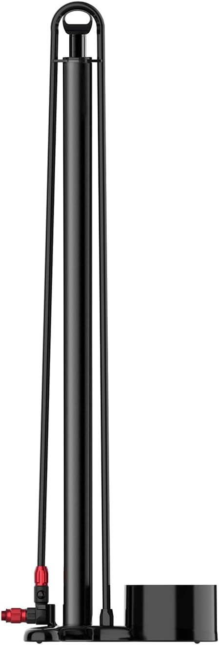 LEZYNE CNC Floor Drive 3.5 Bicycle Floor Pump with 3.5' Analog/Digital Gauge - CNC Machined Aluminum High Pressure 220PSI Tire Air Pump for Road/Track Bikes - ABS-1 Pro Chuck for Presta/Schrader Valve