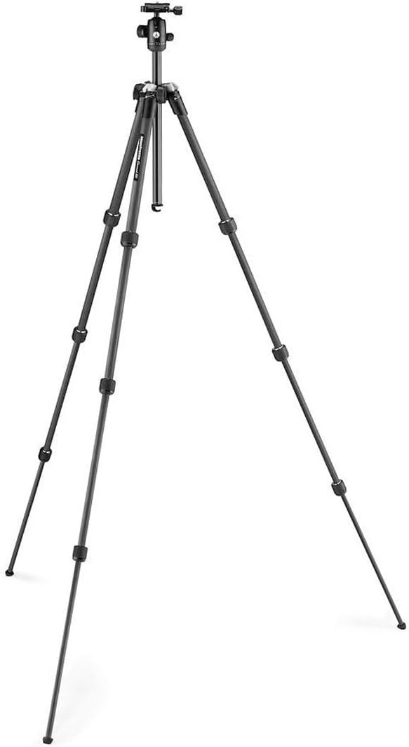 Manfrotto Element MII Mobile Bluetooth MKELMII4BMB-BH, Lightweight Aluminium Travel Tripod, with Carry Bag, Arca-Compatible Ball Head, Load up 8kg, for DSLRs, CSCs, Compact Cameras and Smartphones