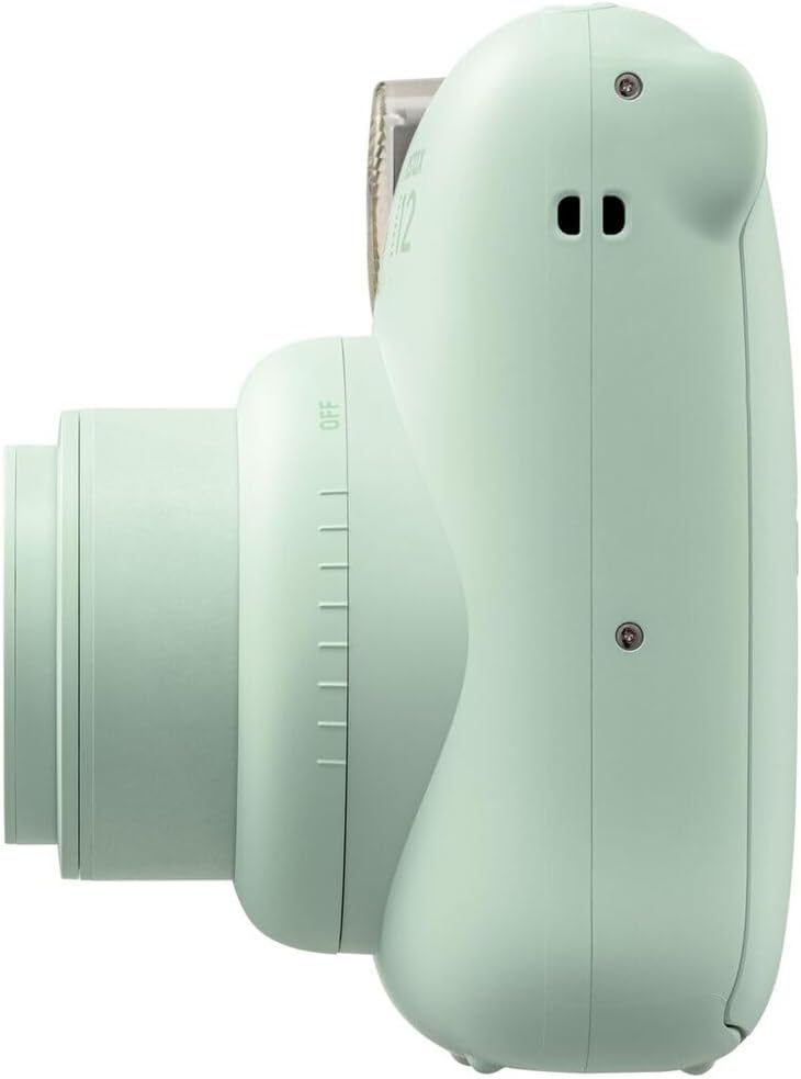 FUJIFILM INSTAX MINI 12 Film Camera Mint Green Bundle with Instant Film- 20 Photo Sheets with Camera Case and Accessories Ideal Gift for Kids, Teenage Girl & Adults