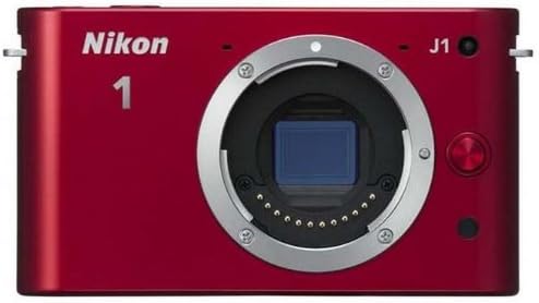 Nikon 1 J1 10.1 MP HD Digital Camera Body Only (Red)