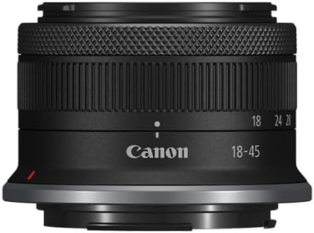 Canon EOS R10 Content Creator Kit, Mirrorless Vlogging Camera with RF-S18-45mm F4.5-6.3 is STM Lens, Tripod and Stereo Microphone, 24.2 Megapixel CMOS (APS-C) Sensor, 4K Video, Black