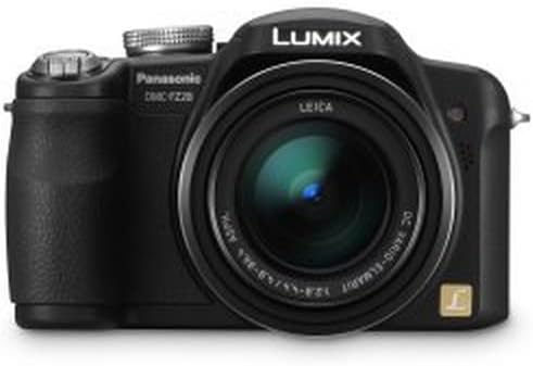Panasonic Lumix DMC-FZ28K 10MP Digital Camera with 18x Wide Angle MEGA Optical Image Stabilized Zoom (Black)