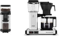 Technivorm Moccamaster 49520 KM5 Burr Coffee Grinder, Polished Silver & 53941 KBGV Select 10-Cup Coffee Maker, Polished Silver, 40 ounce, 1.25l