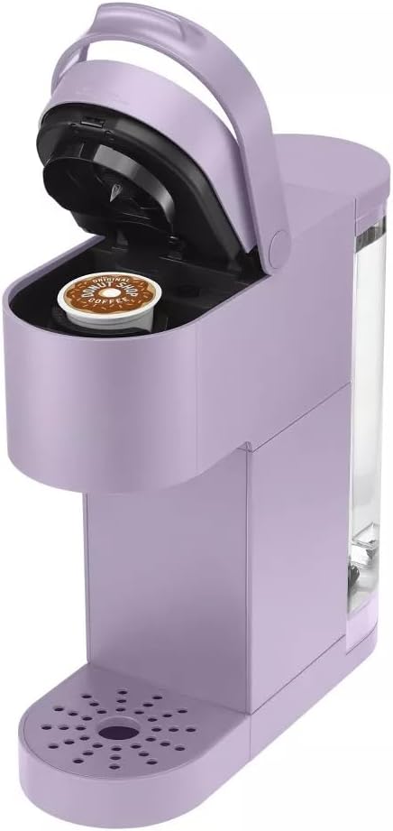 K-Mini Go Single-Serve Kcup Coffee Maker with Strong Brew, 42oz Reservoir, 8-12oz Brew Sizes, Portable Compact Design for Small Spaces, Travel, and Office Use (Violet)
