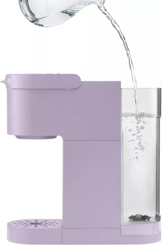 K-Mini Go Single-Serve Kcup Coffee Maker with Strong Brew, 42oz Reservoir, 8-12oz Brew Sizes, Portable Compact Design for Small Spaces, Travel, and Office Use (Violet)