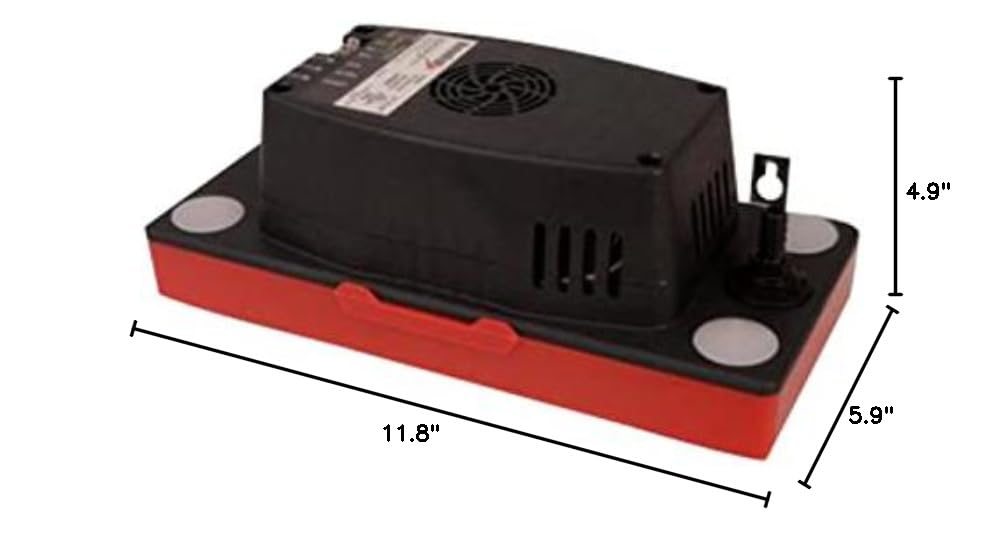 AprilAire 4856 Low Profile 120V Dehumidifier Condensate Pump for AprilAire Crawl Space, Basement, Whole-House Dehumidifier Models E070, E080, E100, E130, 1820, 1830, 1850, 1852, 1870, 1872