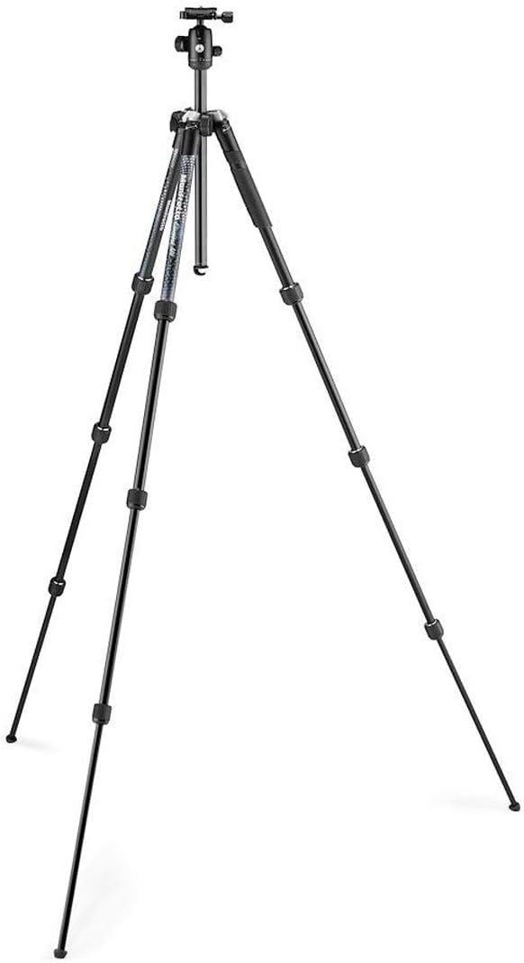 Manfrotto Element MII 4-Section Aluminum Tripod with Ball Head, Black