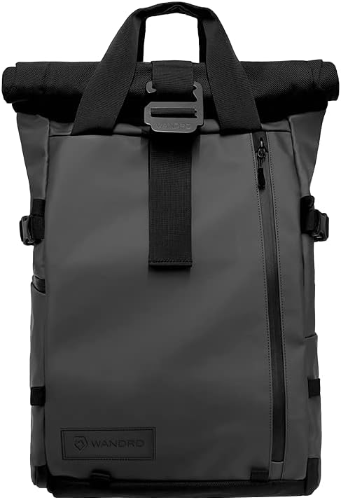 WANDRD PRVKE 31L Photography Bundle: Weather-Resistant Travel & Camera Backpack with Laptop Sleeve, Quick Side Access, Clamshell Opening – Ideal Photography & Travel Bag (Black)