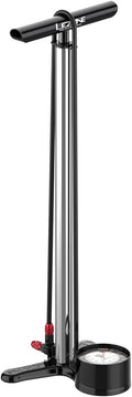 LEZYNE CNC Floor Drive 3.5 Bicycle Floor Pump with 3.5' Analog/Digital Gauge - CNC Machined Aluminum High Pressure 220PSI Tire Air Pump for Road/Track Bikes - ABS-1 Pro Chuck for Presta/Schrader Valve