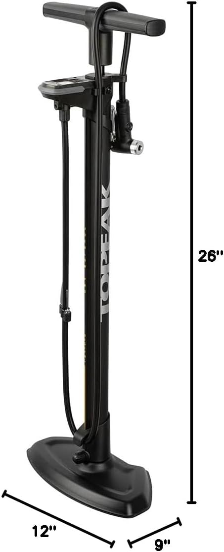 Topeak JoeBlow Pro Digital Floor Pump Black, One Size