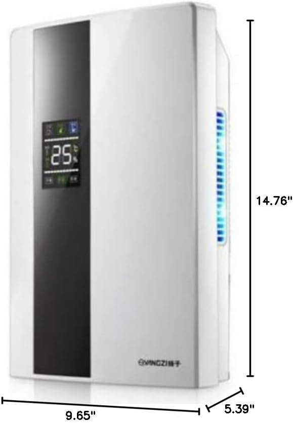 220V 2.2L Home Dehumidifier Mute Bedroom Basement Mini Moisture Absorption Dryer
