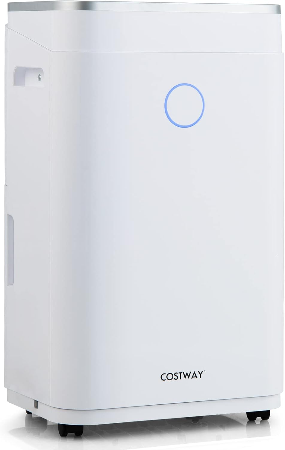 COSTWAY 4000 Sq. Ft Dehumidifier for Basement, 60 Pints Dehumidifier with Drain Hose, 3 Modes, 3-Color Digital Display, 24H Timer, 1.7 Gallon Water Tank, Auto Defrost, Ideal for Home, Large Room