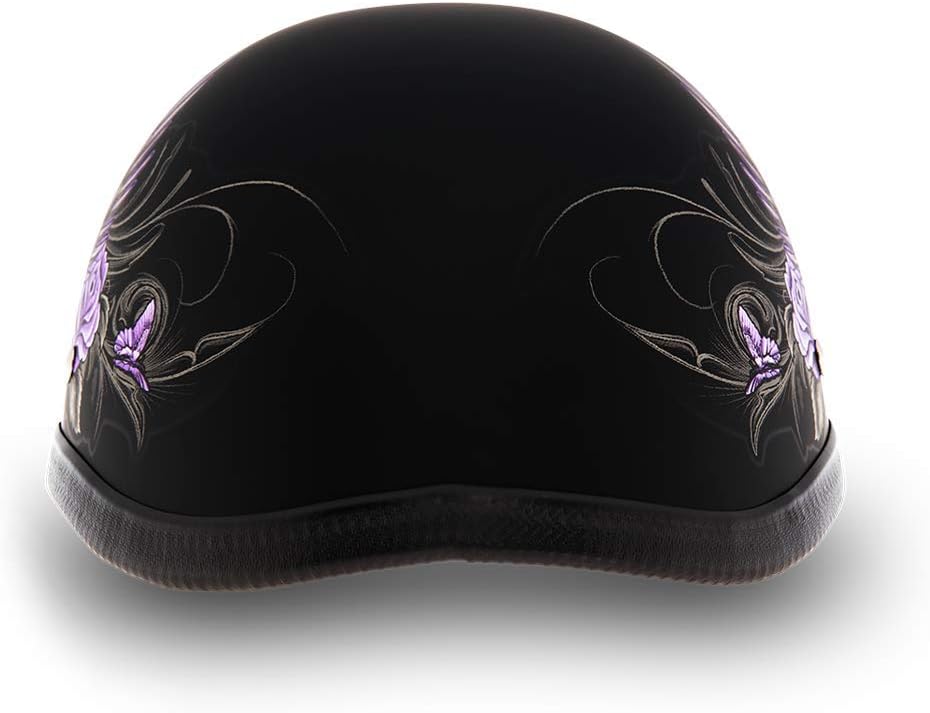 Daytona Helmets Graphics Bicycle Helmets for Men - Novelty Half Helmet with Breathable Liner - Retro Skull Cap – Eagle Headgear with Head Wrap