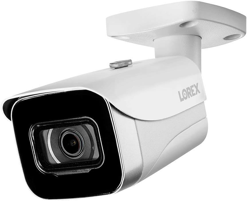 Lorex 4K 16-Camera Capable (8 Wired + 8 Fusion Wi-Fi) 2TB NVR System with 6 Weatherproof Bullet Cameras (White)