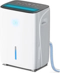 Electactic Max 150 Pint Dehumidifiers for Small/Medium Rooms, Bedrooms & Bathrooms & Basement, Custom Humidity Control, 43dB Quiet, 3 Modes, Home Dehumidifier with Drain Hose & 2.11 Gal Water Tank
