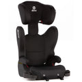 Diono Cambria LE, 2-in-1 Belt Positioning Booster Seat,Backless and High-Back Booster seat for Children from 40—120 lb,17' Wide,6 Headrest Positions,Lightweight with Latch,Black