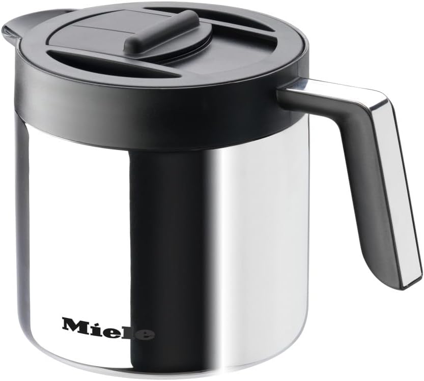 Miele Original CJ Jug Stainless Steel Coffee Pot for Miele CVA and CM Coffee Machines with Coffee Pot Function – 10694310