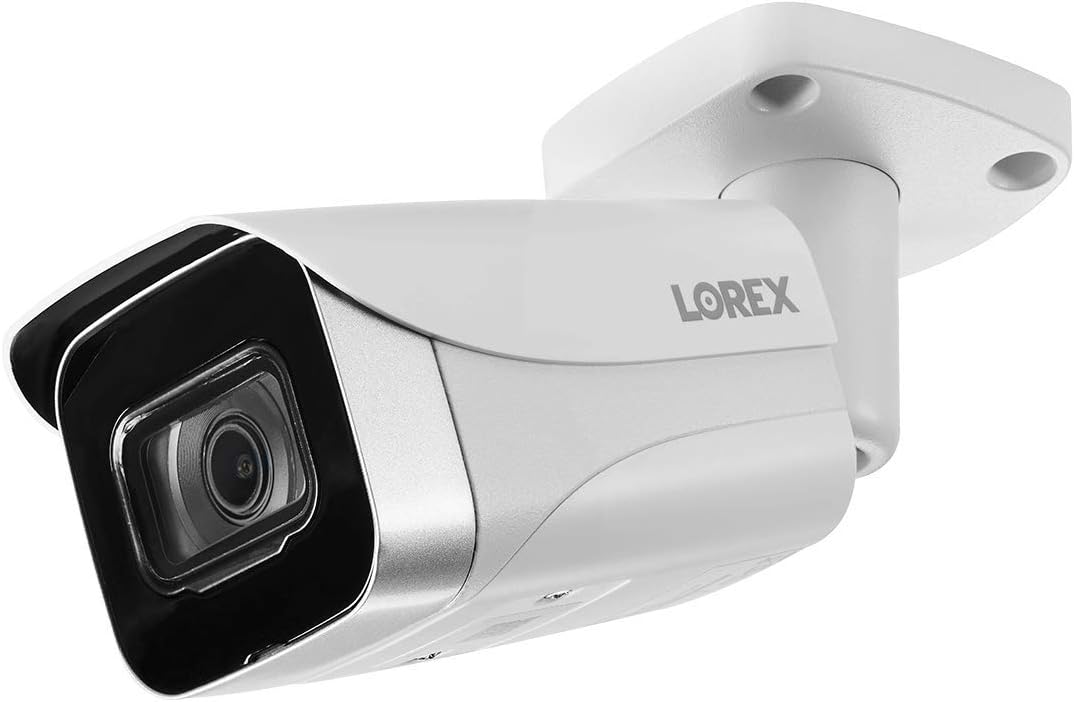 Lorex 4K 16-Camera Capable (8 Wired + 8 Fusion Wi-Fi) 2TB NVR System with 6 Weatherproof Bullet Cameras (White)