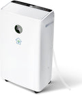 6,500 Sq. Ft Smart Dehumidifier for Basement With Drain Hose, 60 Pints Dehumidifiers for Home, Auto Defrost, Ideal for Large Room, Bathrooms & Bedrooms (White)