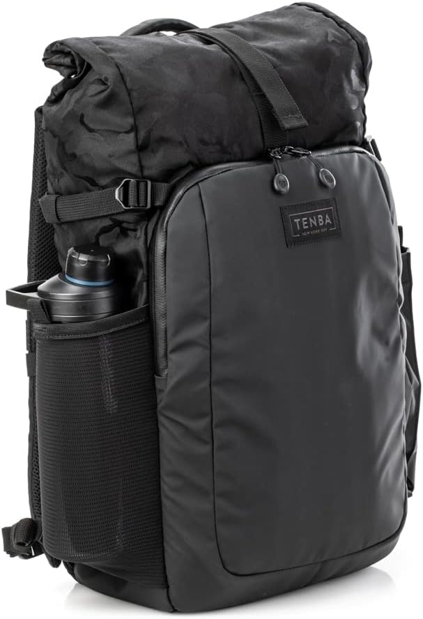 Tenba Fulton v2 14L All Weather Backpack for Mirrorless and DSLR cameras and lenses – Black/Black Camo (637-735)
