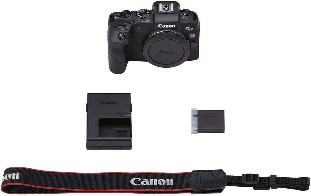 Canon EOS RP Mirrorless Camera| 26.2MP Full Frame Sensor| 4K Video Recording| Lightweight Compact Camera for Travel and Everyday Content Creation (3380C002) + Canon RF 24-105mm Lens + 64GB Card + Bag