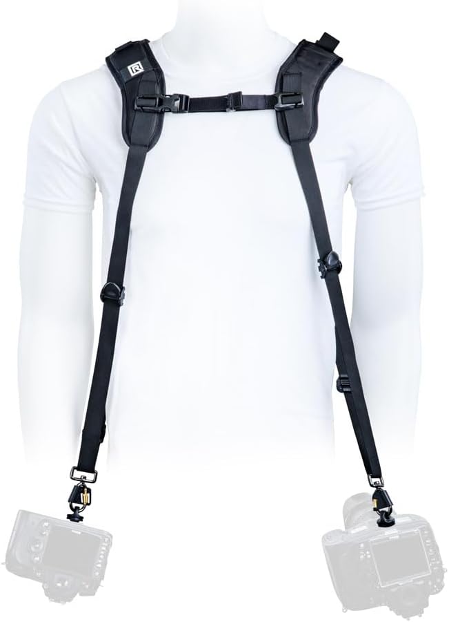 BLACKRAPID Double X extra Comfort Camera Strap, Design For One Or Two SLR, DSLR, Mirrorless Cameras