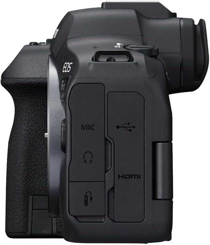 Canon EOS R6 Mark II Mirrorless Camera (Body Only), Full-Frame Camera, 24.2 Megapixel CMOS Sensor, Photo and Video Capabilities, Black