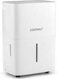 COSTWAY 65 Pints Energy Star Dehumidifier, 5000 Sq.Ft Portable Large Home Dehumidifier for Basements with 2 Modes & 3 Fan Speeds, 1.4 Gallon Tank