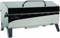 Kuuma 'Kuuma Premium Stainless Steel Mountable Charcoal Grill w/Inner Lid Liner by Camco -Compact Portable Size Perfect for Boats, Tailgating and More - Stow N Go 160'' (58110)', silver