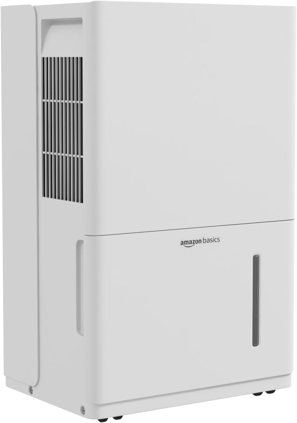 Amazon Basics 50-Pint Large Dehumidifier with Humidity Control, Timer, Auto-Defrost, Overflow Protection, Washable Filter for Rooms up to 4000 SFT, White