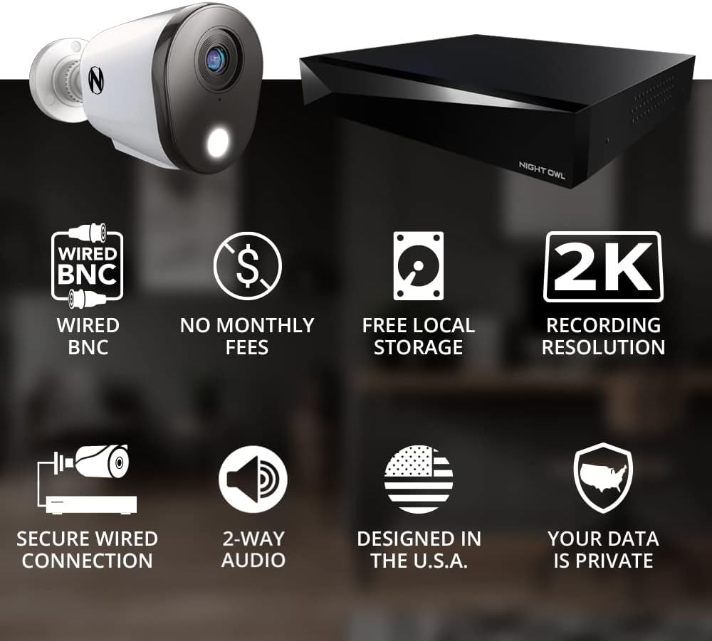 Night OWL FTD4-81-8L HD DVR Security KIT