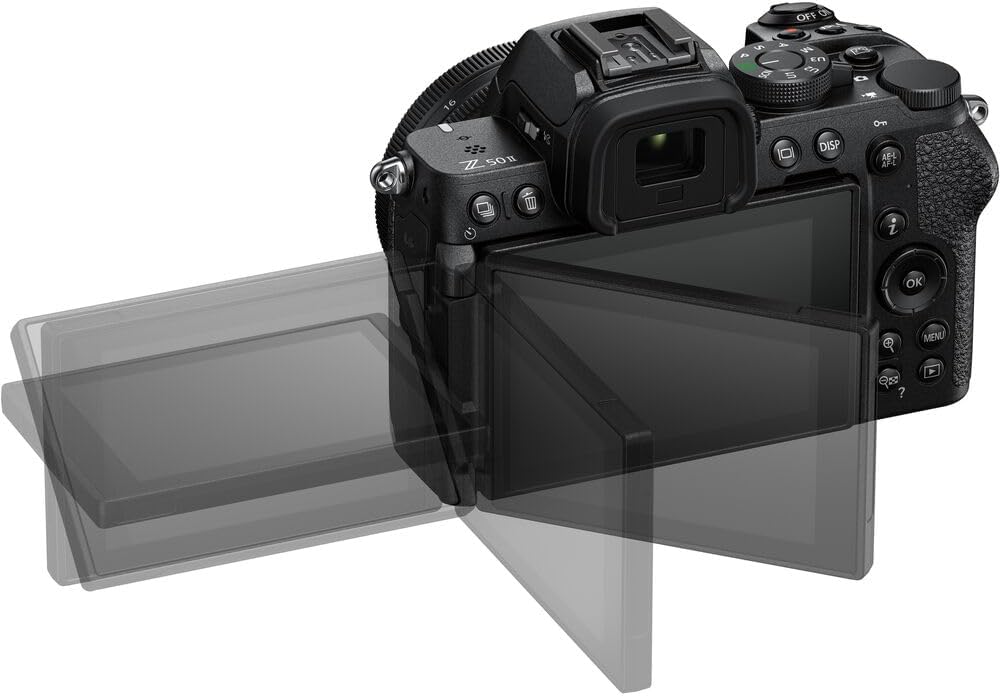 Nikon Z50II Mirrorless Camera 4K DX Body with 2 Lens Kit 16-50mm + 50-250mm VR 1788 | Official Nikon USA Partner Model | Bundle with Deco Gear Backpack +LED + 2 Pack 64GB Memory Cards & Accessories