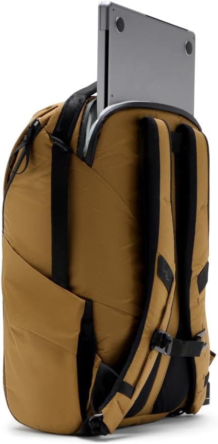 Peak Design Everyday Backpack 20L, Coyote, MagLatch Top, Dual Side Access, FlexFold Dividers, Fits 15' Laptop, For Camera Carry, Daily Commutes or Travel, Versatile Backpack for Men and Women