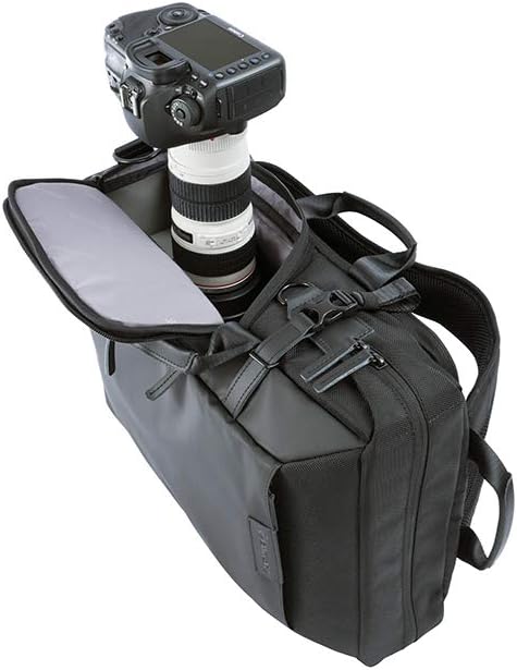 VANGUARD VEO SELECT45M BK Backpack/Shoulder Bag for DSLR Camera, Video Gear or Drone, Black