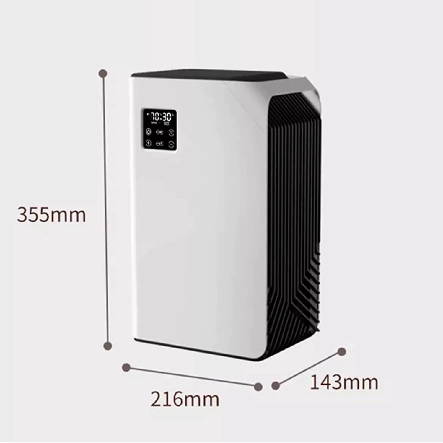 Dehumidifiers for Home, 88 OZ Water Tank, Dehumidifier for Bedroom Bathroom with Auto Shut Off, 7 Colors LED Light,B