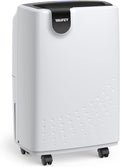 Yaufey 2500 Sq. Ft Dehumidifier for Home and Basements with Auto or Manual Drainage, 0.48 Gallon Water Tank Capacity -Low Noise and 24 Hr Timer