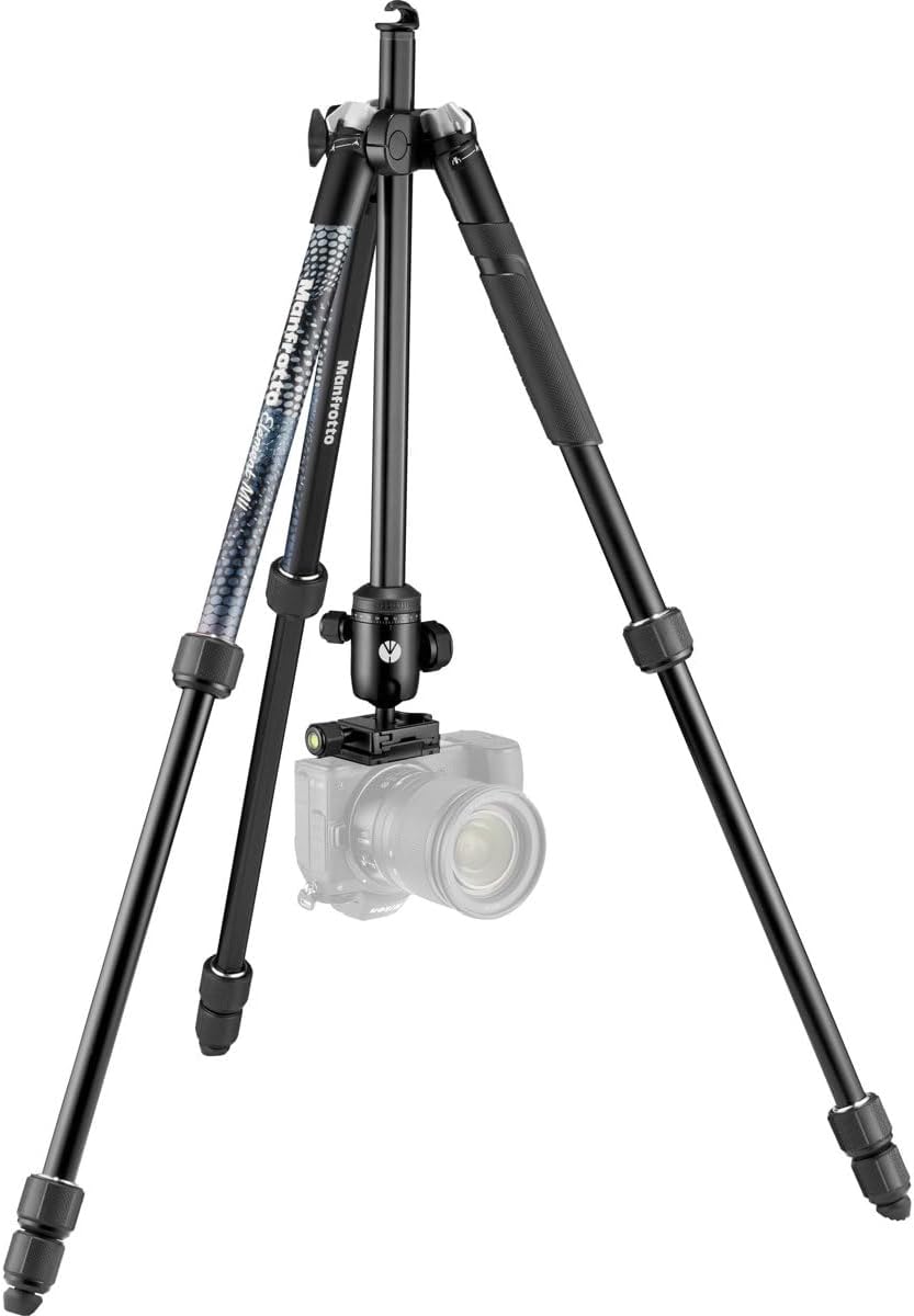 Manfrotto Element MII 4-Section Aluminum Tripod with Ball Head, Black