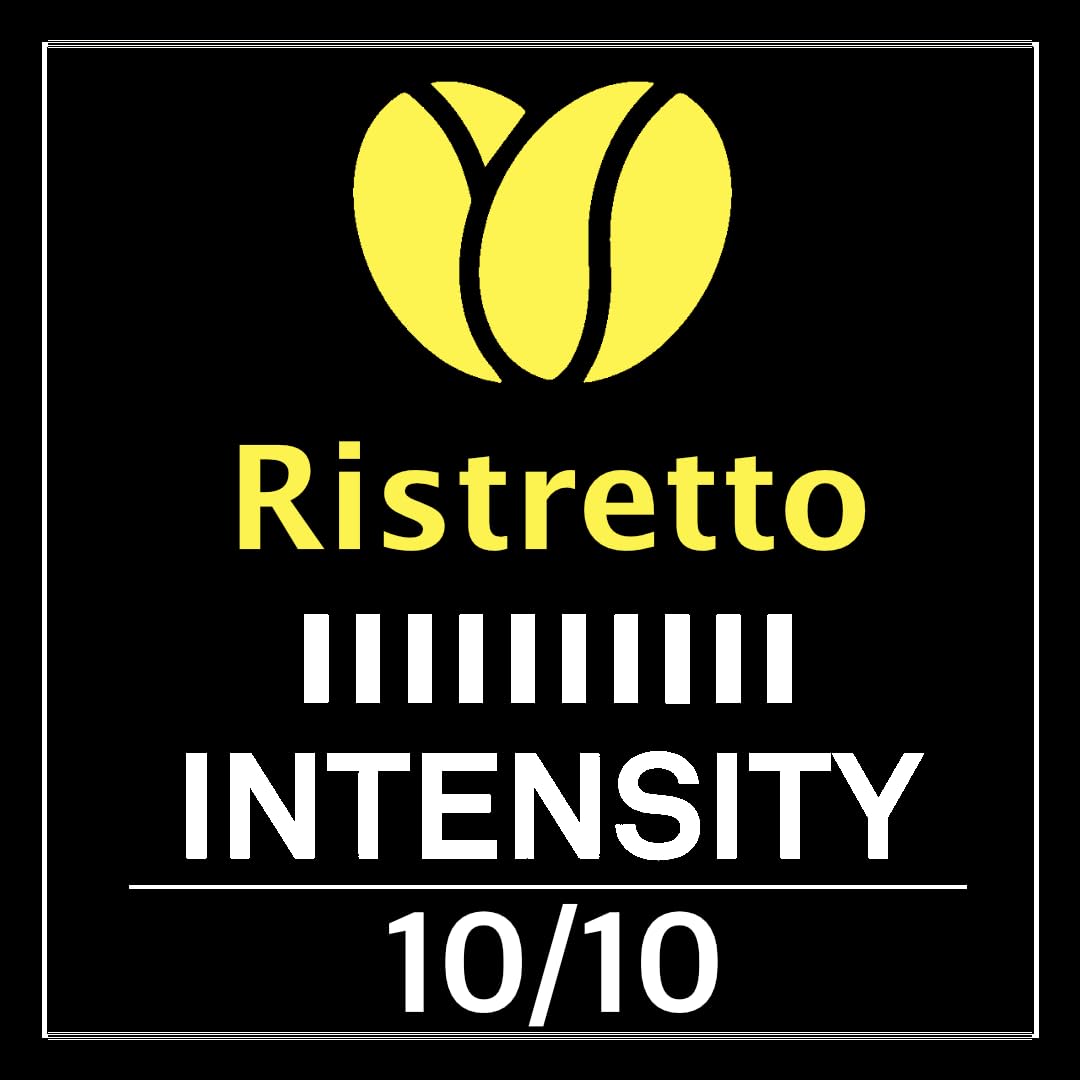 Italian Coffee for Espresso Lovers capsules compatible with Nespresso Original Line machines (Ristretto Regular, 800 Count (Pack of 1))