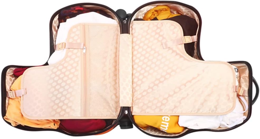 Toddler Luggage Ride On Suitcase for Kids with 4 Spinner wheels, Hardside Travel Luggage for Boys and Girls Ages 2-12 (Sweet Pink, 25-Inch Versatile Checked)