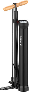LEZYNE High Volume Tubeless Bike Floor Pump Compatible with 2.5' Gauge - 220 PSI Tire Air Pump for Mountain/Gravel Bikes - ABS-1 Pro Tubeless Chuck