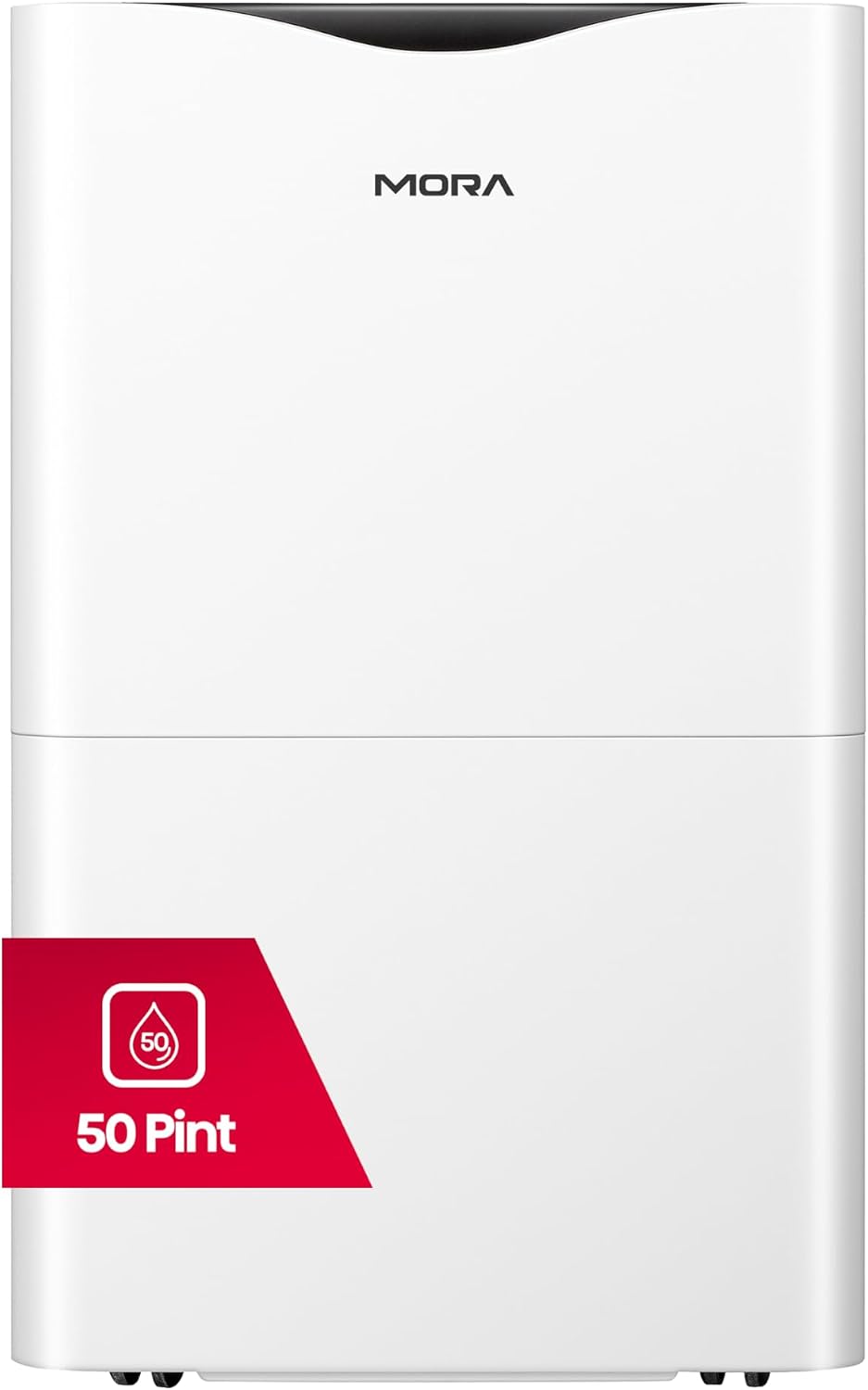 Mora Mora by Hisense 50 Pint Dehumidifier, for Space upto 4,500 Sq. Ft at Home, in Basements and Large Rooms, Energy Star, Quiet Operation,Filter Indicator with Washable Filter, 2 Years Warranty