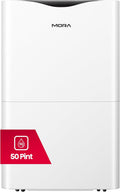 Mora Mora by Hisense 50 Pint Dehumidifier, for Space upto 4,500 Sq. Ft at Home, in Basements and Large Rooms, Energy Star, Quiet Operation,Filter Indicator with Washable Filter, 2 Years Warranty
