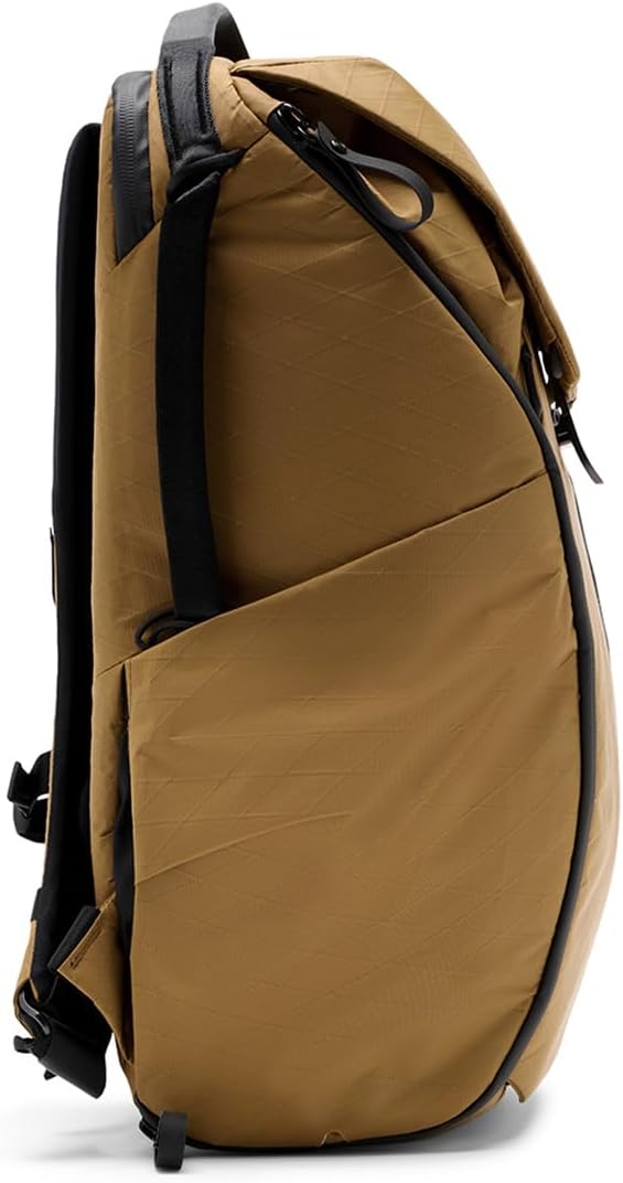 Peak Design Everyday Backpack 30L, Coyote, MagLatch Top, Dual Side Access, FlexFold Dividers, Fits 15' or 16' Laptop, For Camera Carry, Daily Commutes or Travel, Versatile Backpack for Men & Women
