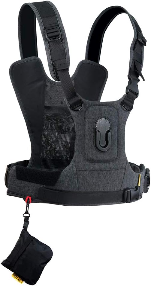 Cotton Carrier CCS G3 Camera Harness System for One Camera, Grey, 1 Camera