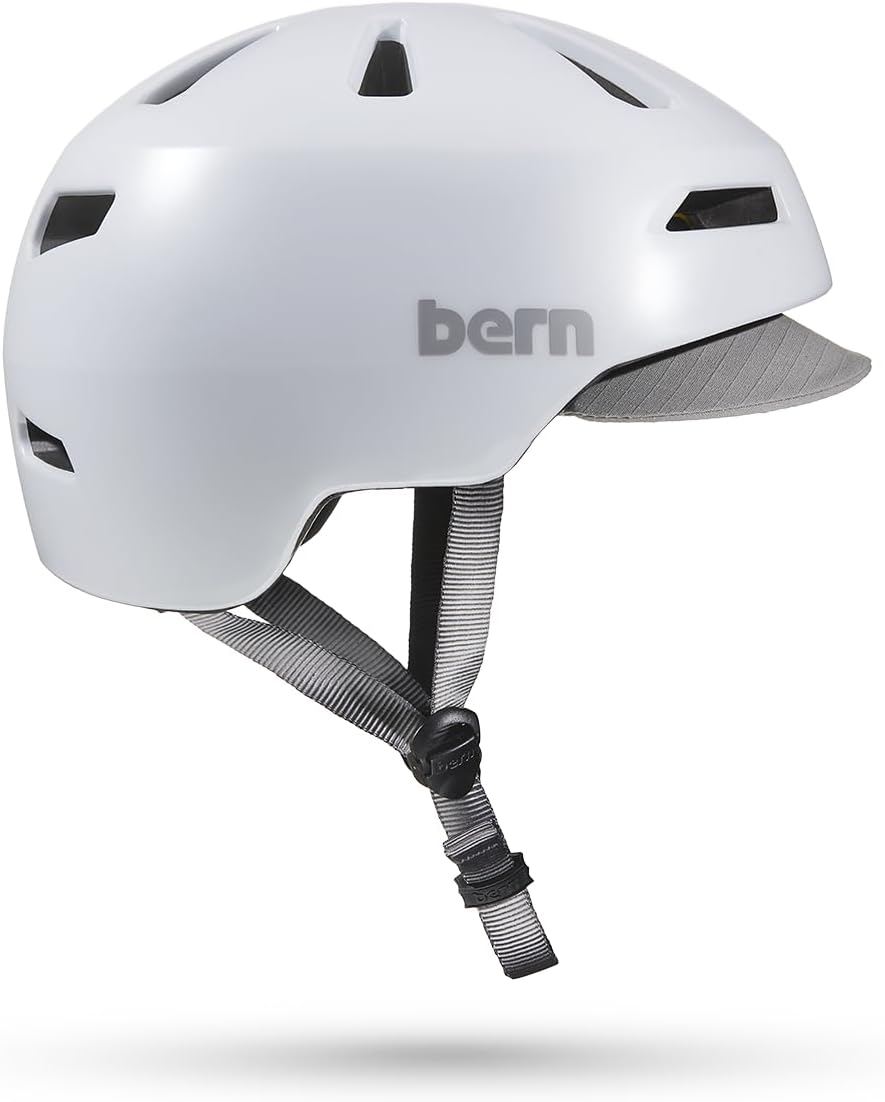 Bern Brentwood 2.0 MIPS Adult Bike Helmet with Rotational Impact Protection│Dial Adjusted Fit│ Flip Visor│Adapts to All Seasons│Fully Certified