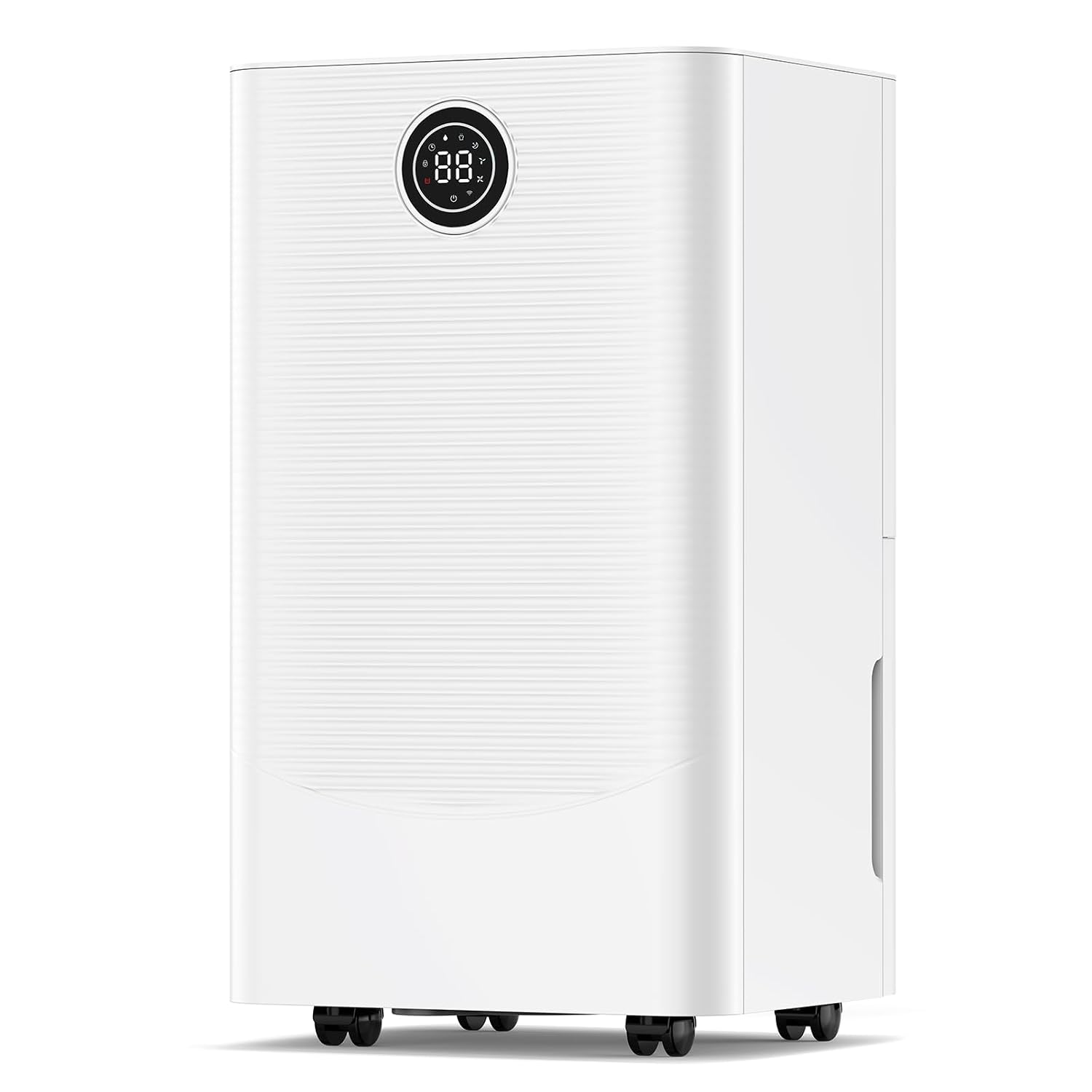 ZAFRO Dehumidifier for Home & Basement with Drain Hose, Energy Efficient 24 Pints Dehumidifier, Auto or Manual Drainage, Auto Defrost, 3 Modes, 24 Hours Timer