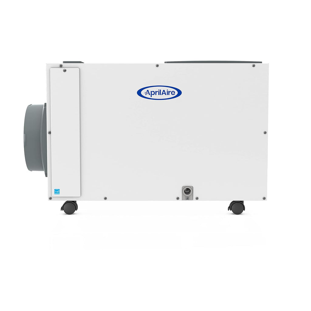 AprilAire E130C Pro 130-Pint Whole-House Dehumidifier with Castors, Energy Star Certified, Commercial-Grade for Basement, Crawlspace, or Whole House up to 7,200 sq. ft.