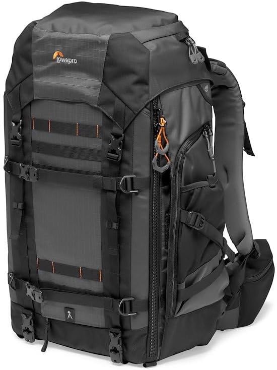 Lowepro Pro Trekker BP 550 AW II,Outdoor Camera Bag,Camera Backpack with Recycled Fabric,Fits 15'Laptop or Tablet,MaxFit Dividers,Weatherproof Cover,Mirrorless or DSLR Camera Case,Black or Dark Grey