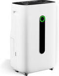 3,000 Sq.Ft 60 Pint Dehumidifier for Basements and Home-with Drain Hose,1.7Gallon Water Tank,Intelligent Humidity Control,Dual Protection and 4 Modes,for Large room